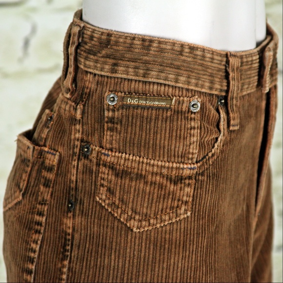 NWOT / Dolce & Gabbana / Corduroy Pants / 33/47 - Picture 4 of 8